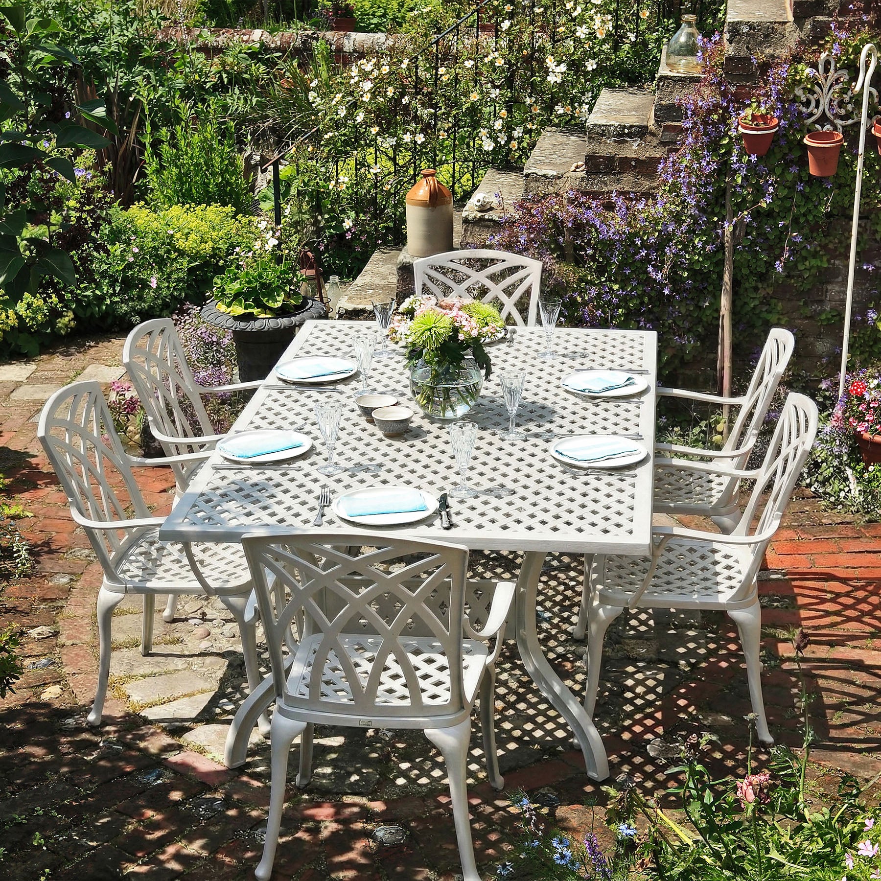 SOPHIA Tisch (6 Personen Set)