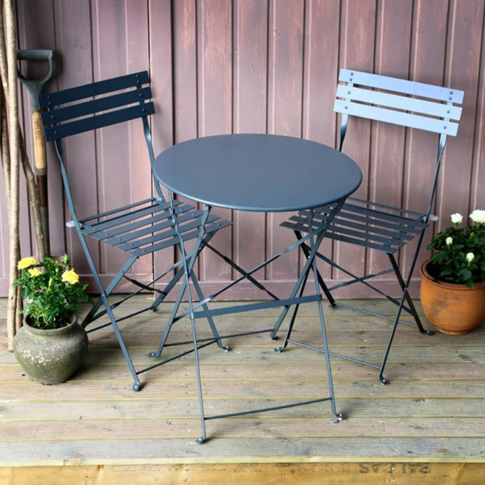 ALESSIA Bistro Set (Tisch mit 2 Stühlen)