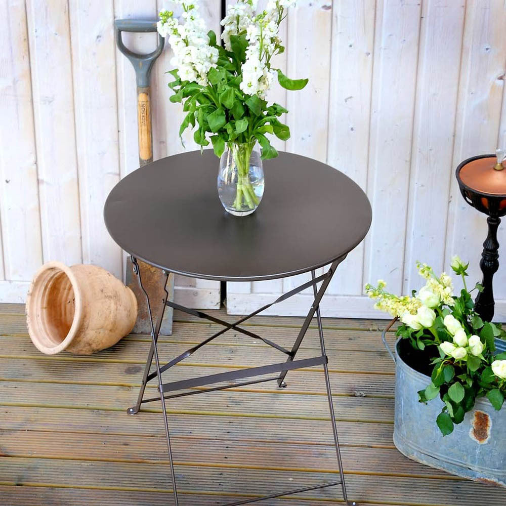 ALESSIA Bistro Set - Aschbraun (2 Personen Set)