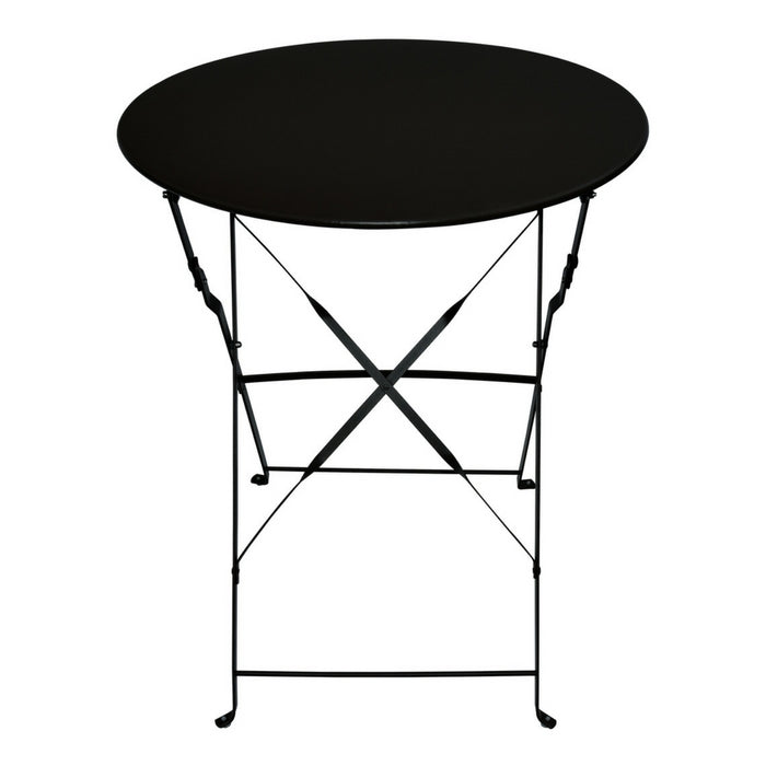 ALESSIA Bistro Set (Tisch mit 2 StÃ¼hlen) - Schwarz
