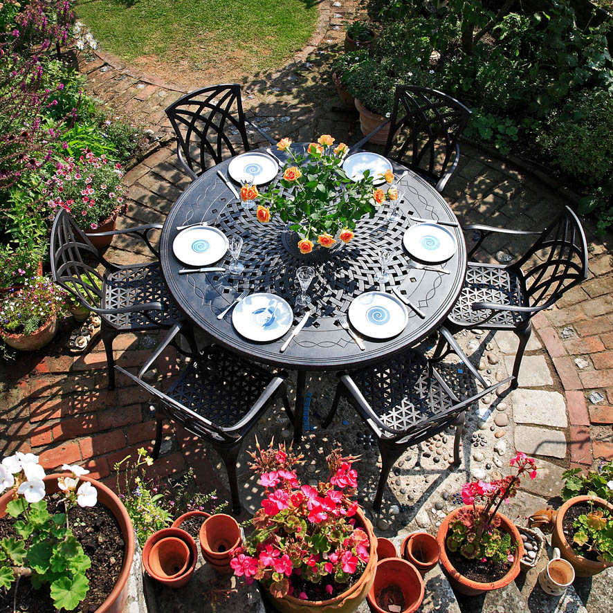 AMELIA Tisch (8 Personen Set)