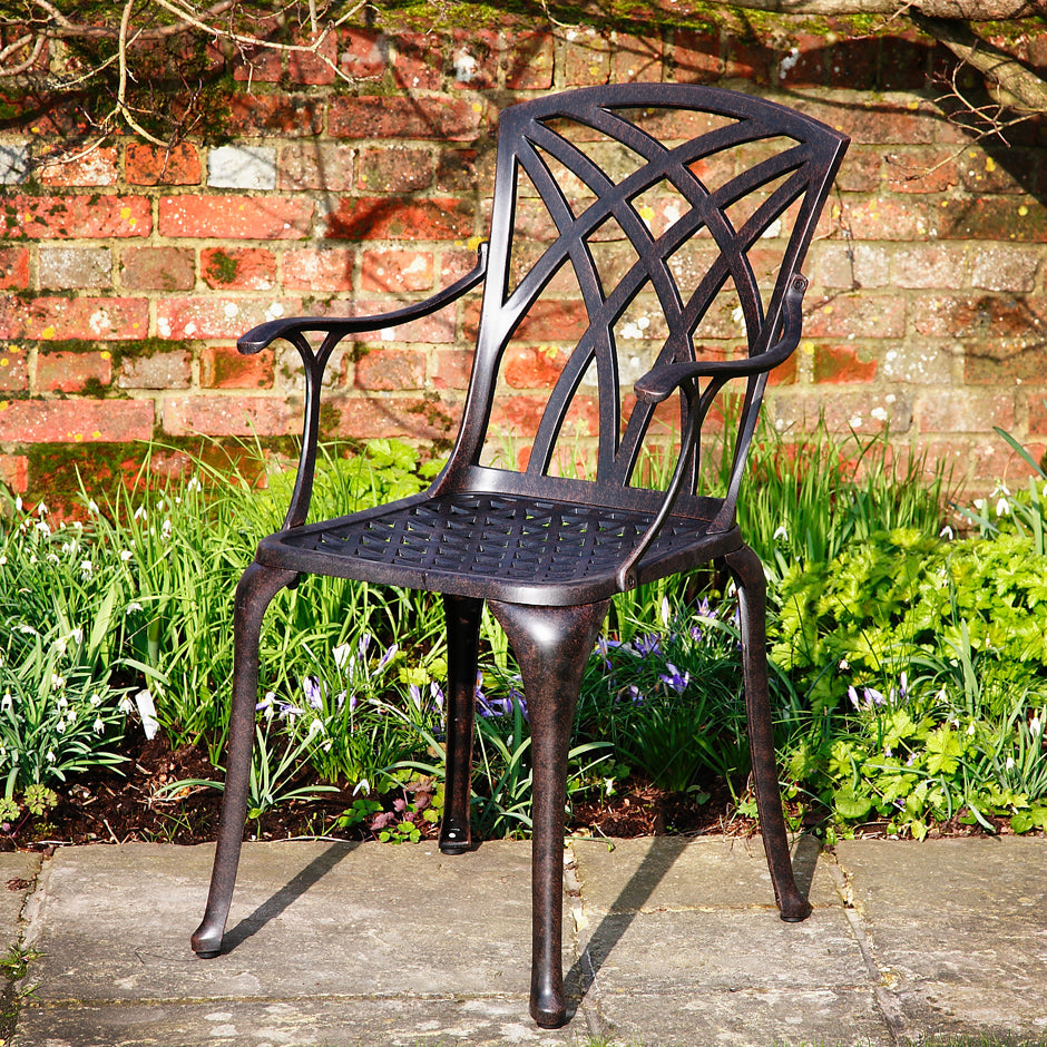 Stuhl April - Antik Bronze