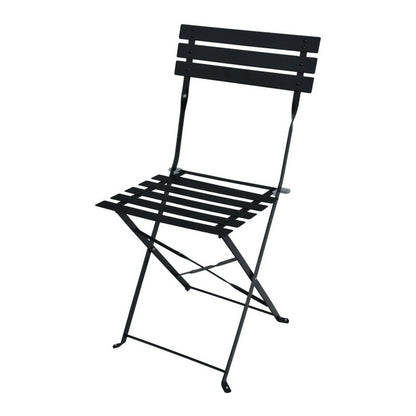 ALESSIA Bistro Set (Tisch mit 2 StÃ¼hlen) - Schwarz