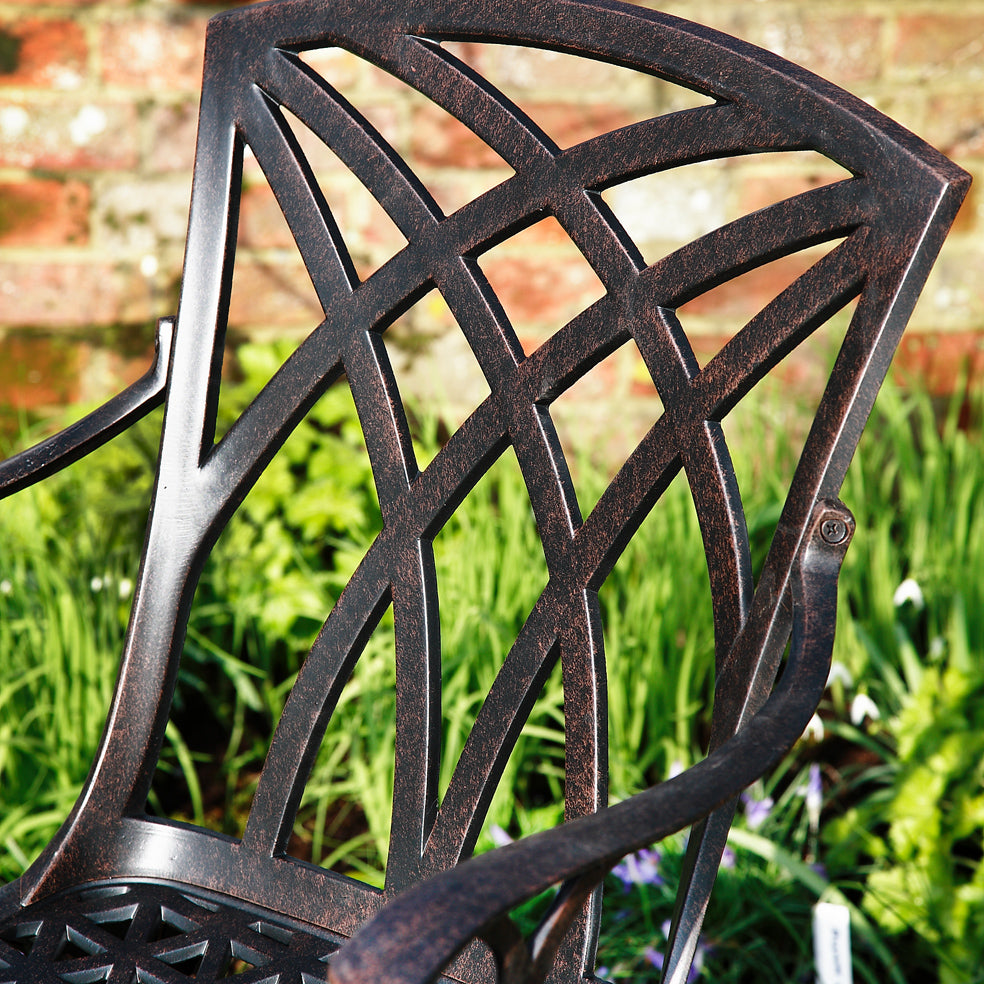 April Stuhl - Antik Bronze