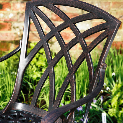 April Stuhl - Antik Bronze