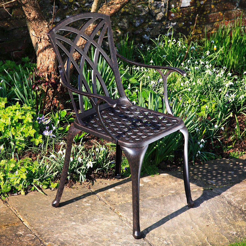 Stuhl April - Antik Bronze