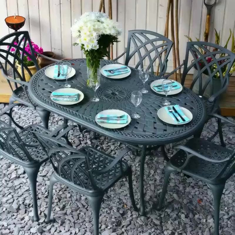 JUNE Tisch (6 Personen Set)