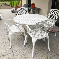 Vorschau: LISA Tisch - Weiß (4 Personen Set)