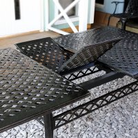 Vorschau: Jennifer extension metal garden table 3