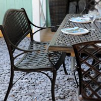 Vorschau: Tanya 8 seater 162cm Square garden table set 10